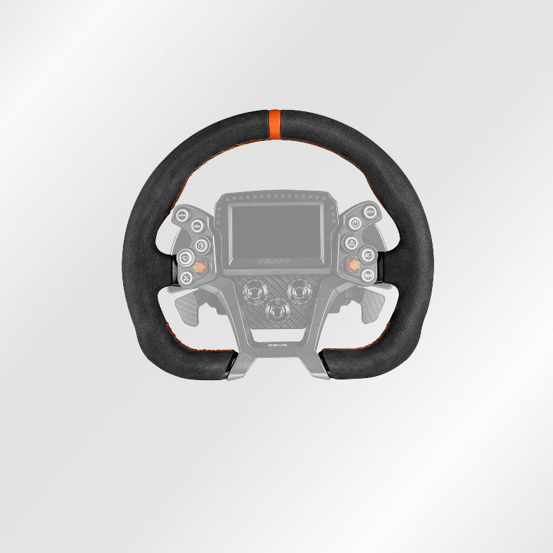 Simagic Zeus GT Replacement Rim Racing Steering Wheel Rim ZGT-300CD (Microfiber Suede) 300mm D-Shaped