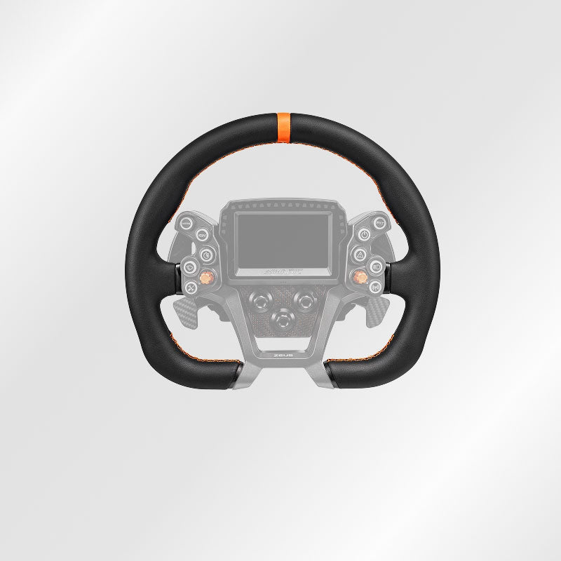 Simagic Zeus GT Replacement Rim Racing Steering Wheel Rim ZGT-300CD (Leather) 300mm D-Shaped