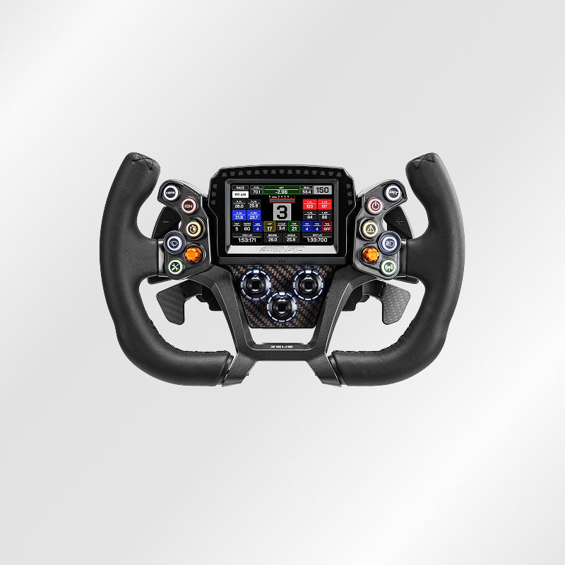 Simagic Zeus GT Steering Wheel 300mm Racing Wheel Racing Simulator + MagicDash 4 4-Inch Dashboard