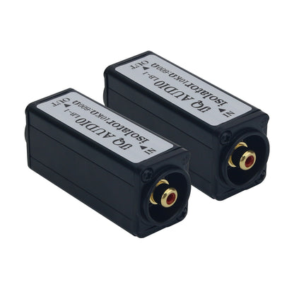 Double LB-1 10K:600 RCA to XLR Audio Isolator Unbalanced to Balanced Converter Audio Noise Cancellation