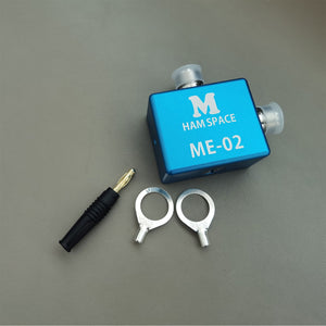 Blue ME02 Lightweight Aluminum Alloy Antenna Adapter Base with M Female Connector Support Tripod Mounting