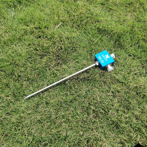Blue ME02 Grounding Version Lightweight Aluminum Alloy Antenna Adapter Base with M Female Connector Support Tripod Mounting