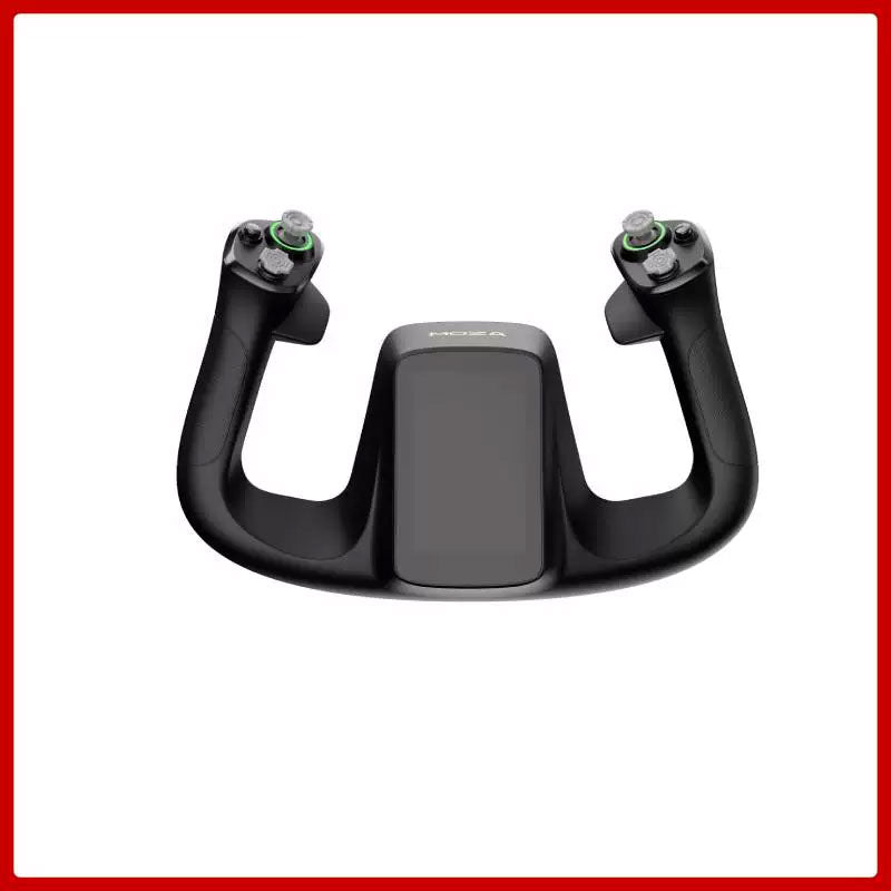 MOZA MFY Pro Multifunctional Flight Game Simulation Steering Wheel Yoke Handle with 4.3-Inch Touch Screen