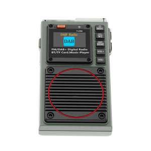 HanRongDa HRD-787 DAB Portable FM/DAB Multifunctional Smart Radio 87.5-108MHz/168-240MHz Bluetooth/TF Card Playback