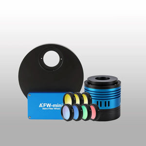 ToupTek AE676M Multi-purpose Astronomy Mono Camera IMX676M with AFW-mini Electronic Filter Wheel and 1.25-Inch LRGB+SHO Filters