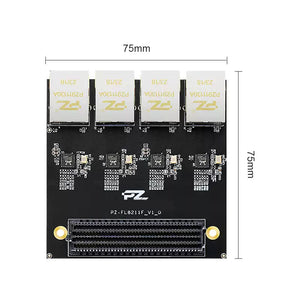 PZ-FL8211F FMC Card FPGA Development Board 4-Port Gigabit Ethernet 1000Mbps RGMII RTL8211FI Zynq UltraScale
