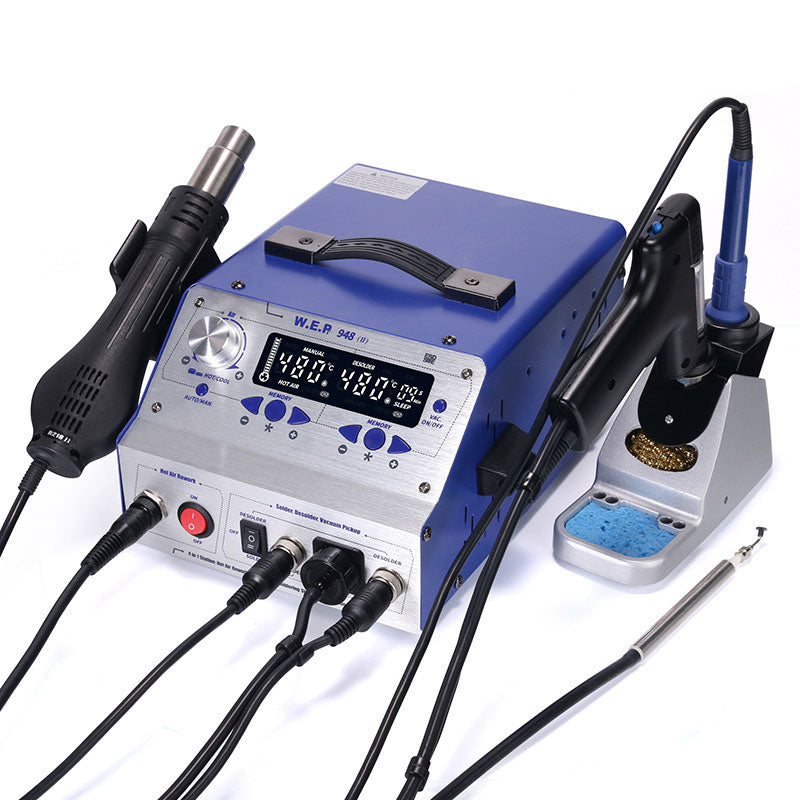 WEP948 II 2-IN-1 Hot Air Gun Rework Station 780W Desoldering Station Electric Tin Suction Gun 120L/min