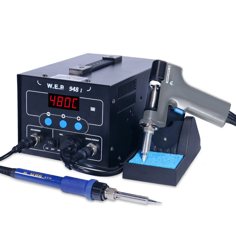WEP-948 I 2-IN-1 Multifunctional Soldering Station 90W Automatic Desoldering Station LED Display
