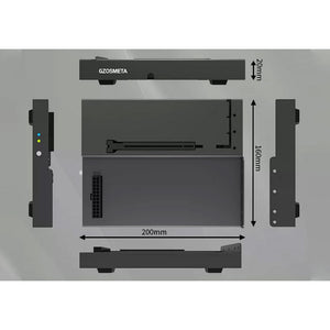 GZOSMETA A8 Graphics Card Dock Support ATX/SFX Power Supply Compatible with AMD/NVDIA Graphics Cards