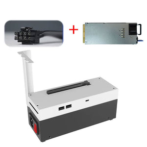 GZOSMETA M70T 6340 Chip Thunderbolt Desktop Graphics Card Dock Built-in 550W Power Supply with 2*8P GPU Cable
