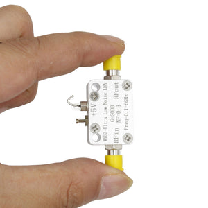 0.1-6GHz Ultra Wideband Low Phase Noise Amplifier 20dB Gain RF LNA NF=0.3dB with SMA Female Connector