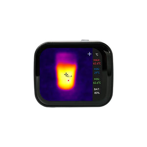 Pocket Thermal Imaging Thermometer Temperature Monitoring for Hotel Inspection/Circuit Maintenance (Black)