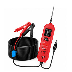 DW833 Red 2-IN-1 Automotive Circuit+Relay Tester DC3.5V-36V with LED Light Support 4Pin/5Pin Relay Switch
