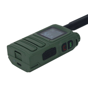 Skydroid Army-green S10 Handheld FPV Drone Alarm 300MHz-6GHz 1KM Long Range Ultra-wide Detection with 1.5-inch Screen