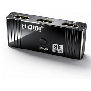 AB3 8K HDMI-compatible Bidirectional Switcher 2X1 HDMI-compatible Splitter Support Remote Control