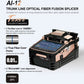 AI-12 Trunk Line Optical Fiber Fusion Splicer 6-Motor 0.05um High Precision Splicing Machine