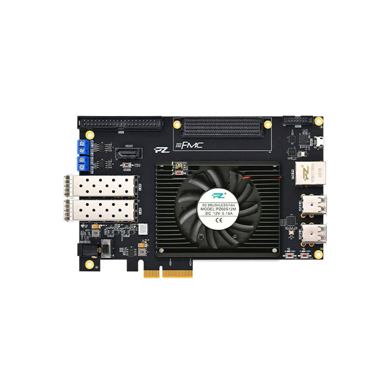 PZ7045F-FH-KFB FPGA Development Board PSOC7000 FMQL45T900 350K Logic Cells 1GB+1GB DDR3 FMC PCIe