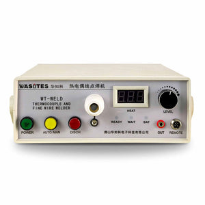 WASITES WT-WELD Lightweight Portable 0.1-1MM Thermocouple and Fine Wire Spot Welder Support External Argon Gas Touch Welding