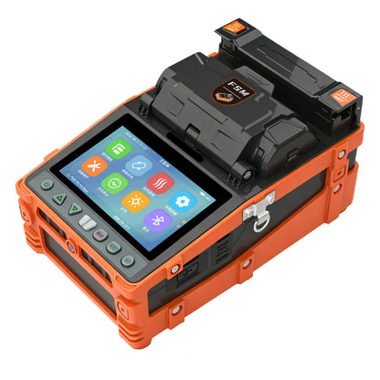 T6 Low Loss Fast Fiber Optic Fusion Splicer Support VFL and OPM Functions with 4.3-Inch Touch Screen