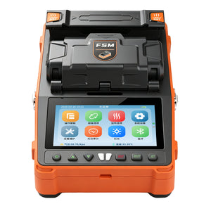 T6 Low Loss Fast Fiber Optic Fusion Splicer Support VFL and OPM Functions with 4.3-Inch Touch Screen