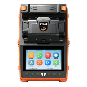 T6 Low Loss Fast Fiber Optic Fusion Splicer Support VFL and OPM Functions with 4.3-Inch Touch Screen