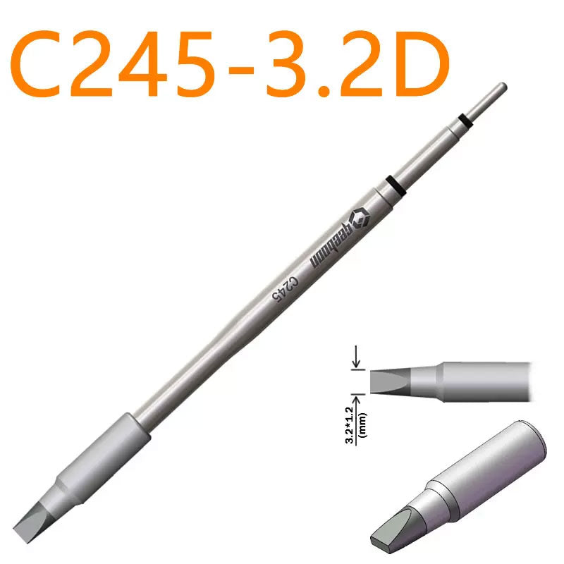 GEEBOON C245-3.2D High Sensitivity Soldering Iron Tip Electronic Repair Tool for C245 Soldering Station