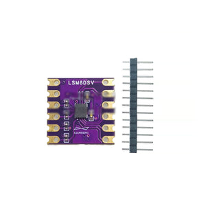 LSM6DSV Compact 6-Axis High Performance IMU Sensor Module 3-Axis Accelerator and 3-Axis Gyroscope SPI/IIC Communication