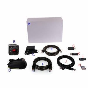 ToupTek X8FCAM4K22MPA_EFL 4K Multi-interface Autofocus Camera with Electronic Lens Control for Canon EF Lenses