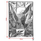 TeSeek 420D 120x160CM Dust Cover Outdoor Waterproof Sunshade Tarpaulin for Astronomical Telescope
