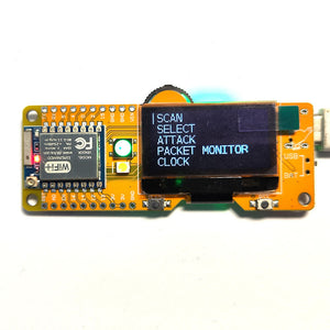 Deauther Mini V4 ESP8266 Development Board with RTC Programming WiFi Penetrating Testing Intelligent Hardware DIY