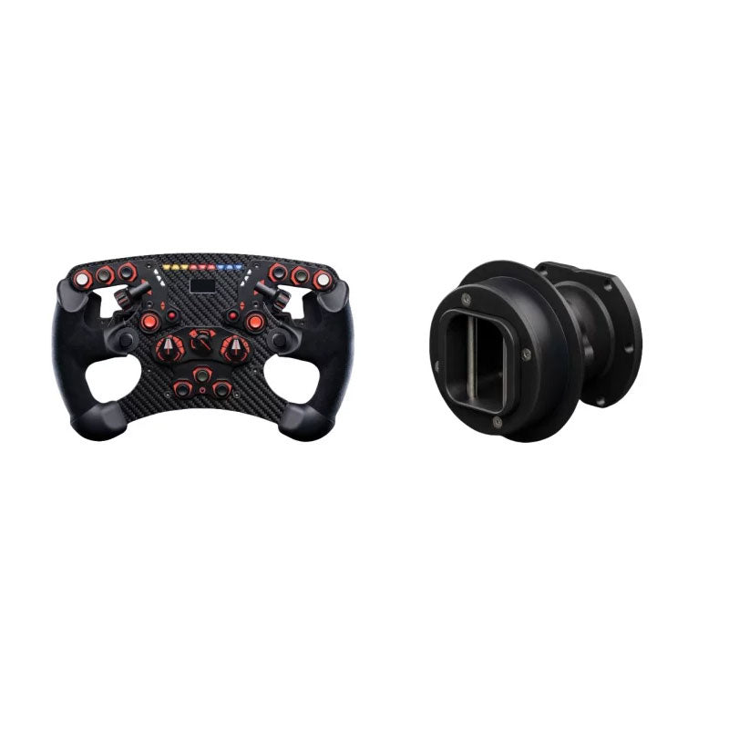 Original ClubSport Steering Wheel Formula V2.5 X Carbon Fiber Wheel for Fanatec with Third-Party Quick Release