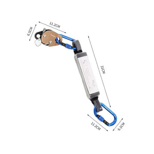 TUPA TP-Q9601 Outdoor Rock Climbing Fall Arrester 22KN High-altitude Operation Protector for 8-13MM Ropes