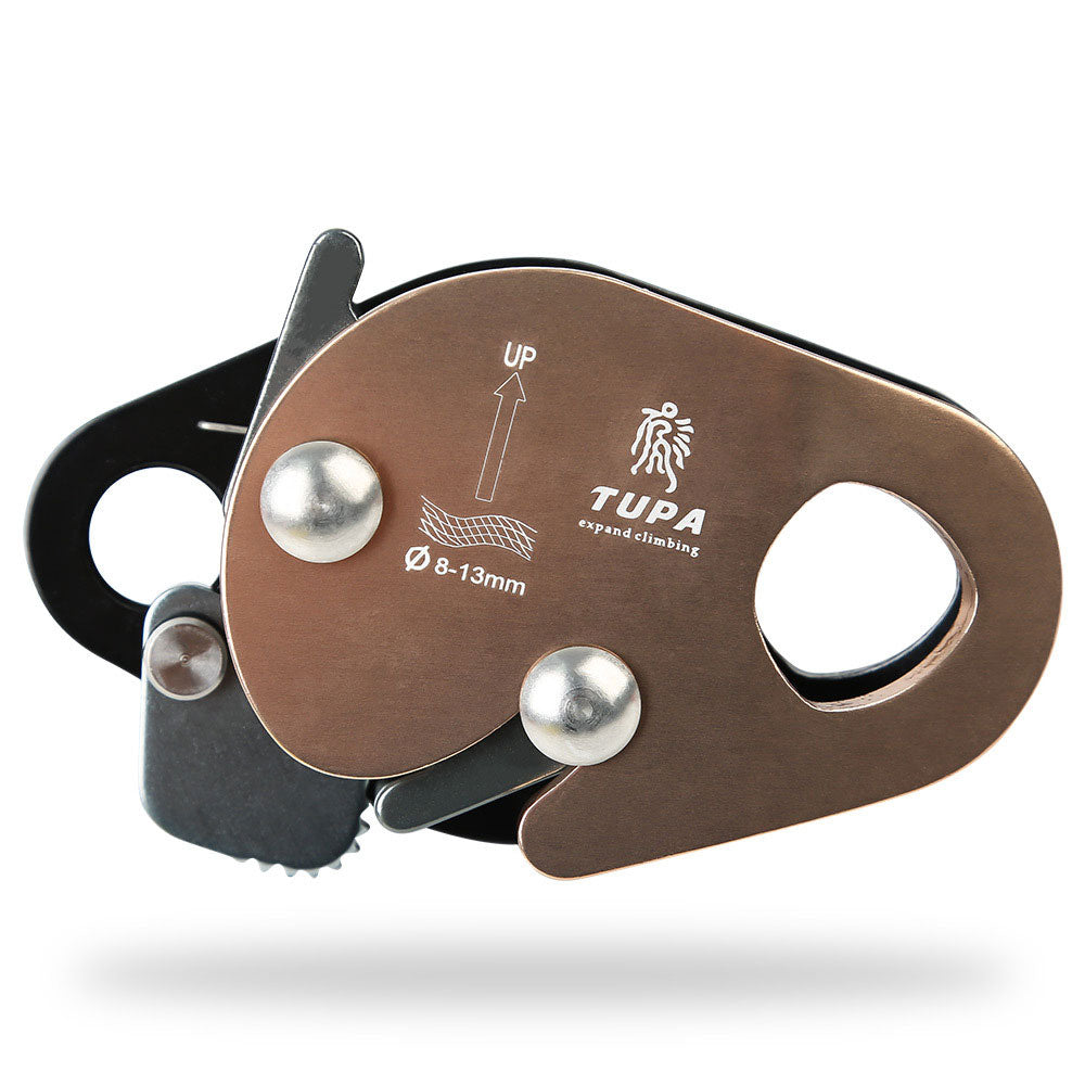TUPA TP-Q9601 Outdoor Rock Climbing Fall Arrester 22KN High-altitude Operation Protector for 8-13MM Ropes
