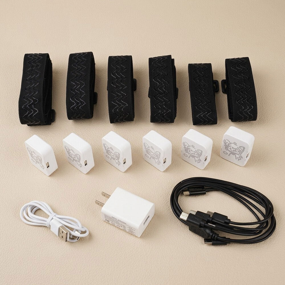 SlimeVR LSM6DSV IMU 085 Level Low Drift Full-Body Motion Tracker Support for SteamVR/Quest/PICO/Index (6PCS)