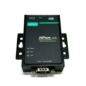 NPort 5130 Compact Serial Device Server 1-Port RS422/RS485 Server Built-in 1.5KV Magnetic Isolation Protection for MOXA