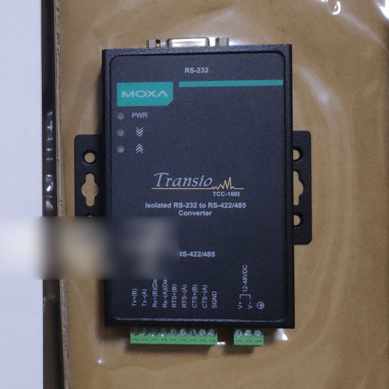 Original TCC-100I Isolated RS232 to RS422/RS485 Bidirectional Converter 2KV Opto-isolation for MOXA