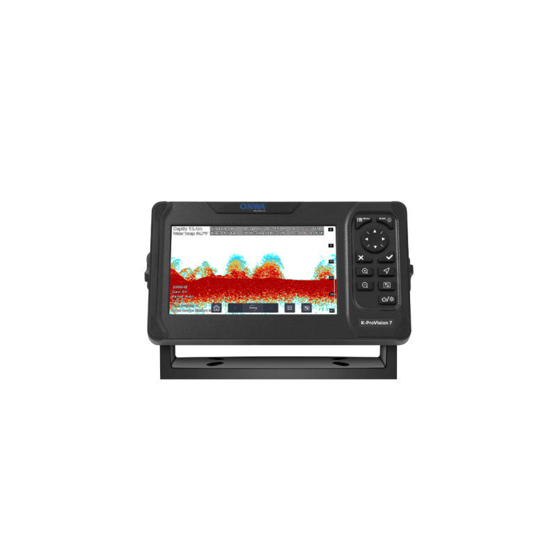 ONWA K-ProVision 7C GPS/CHRIP Fish Finder Highly Responsive Touch Control with TM820C/TM520 Transducer