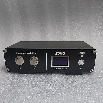 ZDKG 3MHz-30MHz 100W 1-to-3 Shortwave Antenna Automatic Switch with M-type Connector (Domestic Microcontroller)