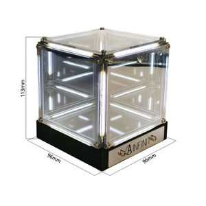 Abyss Cube Night Light Rechargeable LED Ambient Lamp USB C 2000mAh Modern Minimalist Home Decor