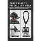 TeSeek VRNV303 3D VR Night Vision Goggles Adjustable Focus 6X Zoom IR Head Strap Helmet Mount 2x32GB Cards