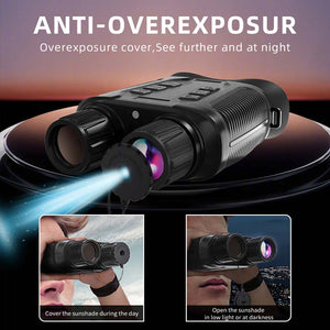 TeSeek NV3280 4K Full-Color Night Vision Binoculars 10X Optical Zoom 8X Digital Zoom 850nm IR 4000mAh