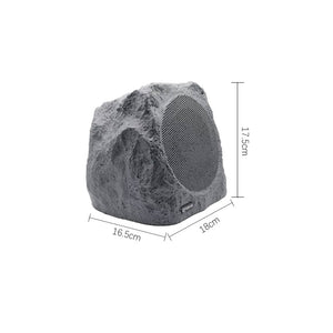 Solar Powered Outdoor Mini Stone Imitation Audio Speaker Garden Lawn Waterproof Bluetooth Speaker
