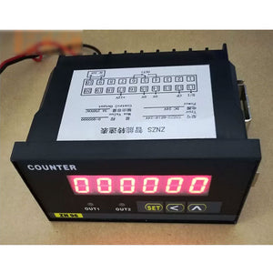 ZNZS2-6E1R / ZNZS2-6E2R Digital Tachometer Line Speed Meter 220V High Speed RPM Counter