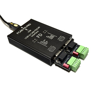 XYYXCAN PCANFD PRO Dual Channel CAN FD Adapter with Error Frame Detection and Bus Load Measurement