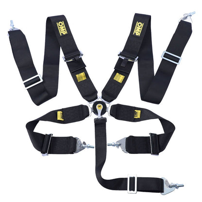 OMP Racing Game Simulator Safety Belt 3-Inch 4-Point Modification Quick Release Seat Belt