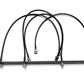 BNC Antenna Kit BNC Male to Female Adapter Cables with 1U Rack Compatible with Full-Rack Wireless Systems