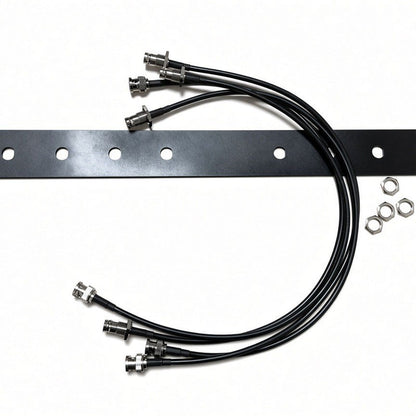 BNC Antenna Kit BNC Male to Female Adapter Cables with 1U Rack Compatible with Full-Rack Wireless Systems