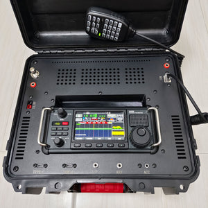 3-IN-1 Emergency Communication Box Plastic Waterproof Radio Box for XIEGU Shortwave Radios G90/G90S/G90N/X6100/X6200