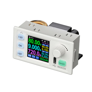 RK8009 Constant Voltage and Constant Current 0-80V/0-9A High Voltage Output 720W DC Buck Power Supply (USB Communication)
