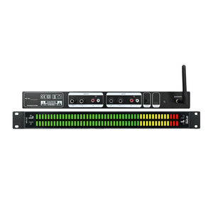BDS DB-96R Full Color Level Meter 1U Multi-mode Display Bluetooth5.3 LED Spectrum Dynamic Level Indicator (Black Panel)